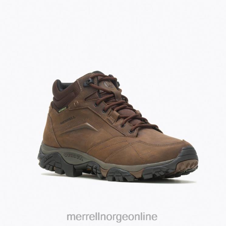 Merrell menn 004LV326 moab adventure mid vanntett bred bredde (j91819w) sko mørk jord