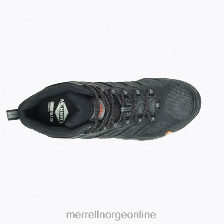 Merrell menn 004LV342 moab velocity mid vanntett karbonfiber bred bredde (j099429w) sko svart