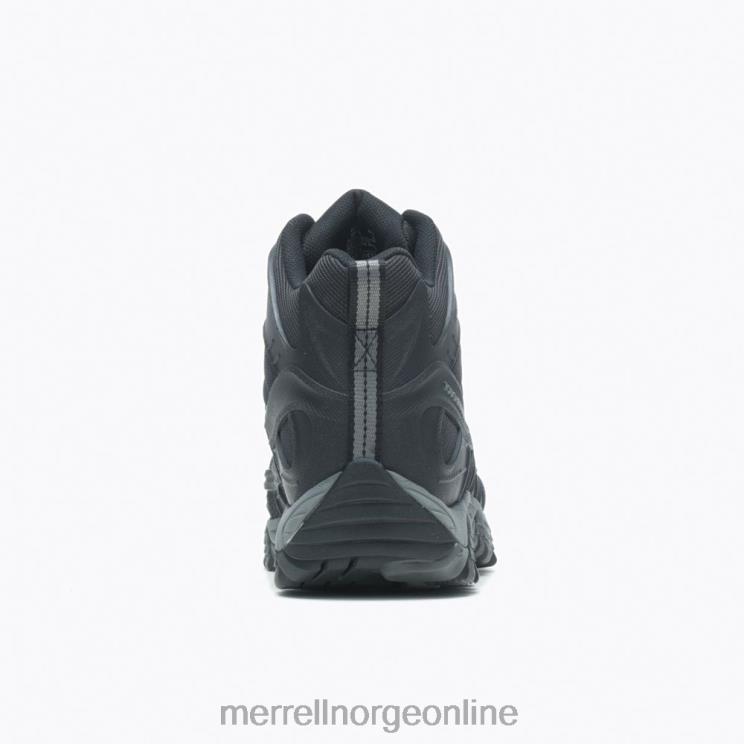 Merrell menn 004LV342 moab velocity mid vanntett karbonfiber bred bredde (j099429w) sko svart