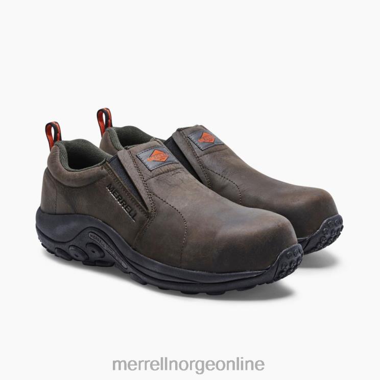 Merrell menn 004LV346 jungle moc leather comp toe arbeidssko (j099319) sko espresso