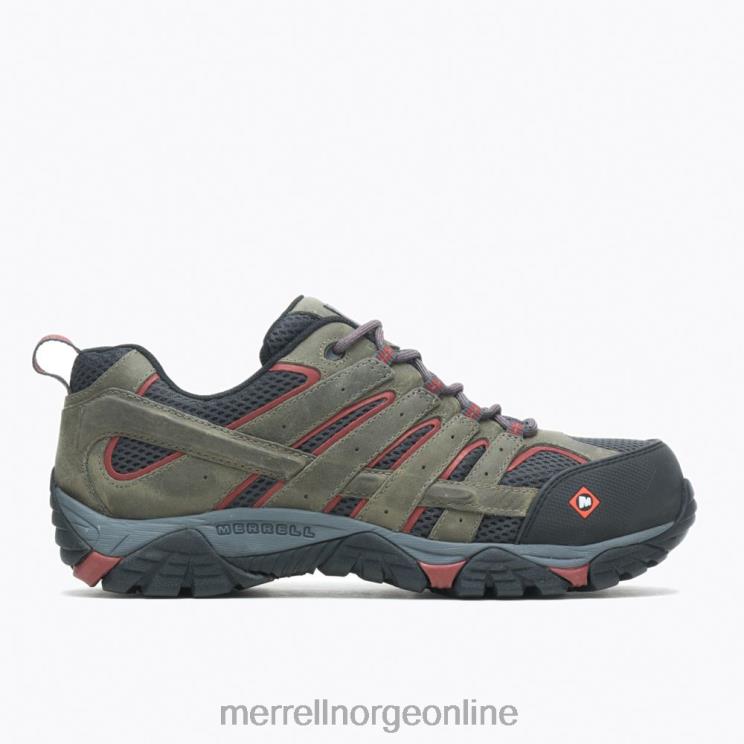Merrell menn 004LV370 moab vertex vent comp toe arbeidssko (j11121) sko tinn