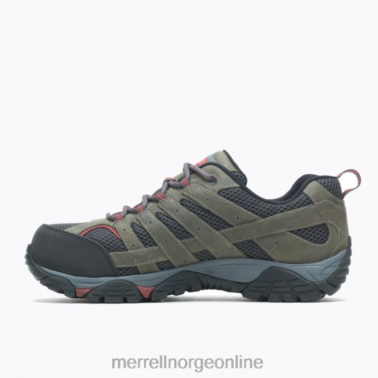 Merrell menn 004LV370 moab vertex vent comp toe arbeidssko (j11121) sko tinn