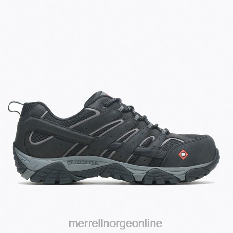 Merrell menn 004LV371 moab vertex vent comp toe arbeidssko (j36461) sko svart