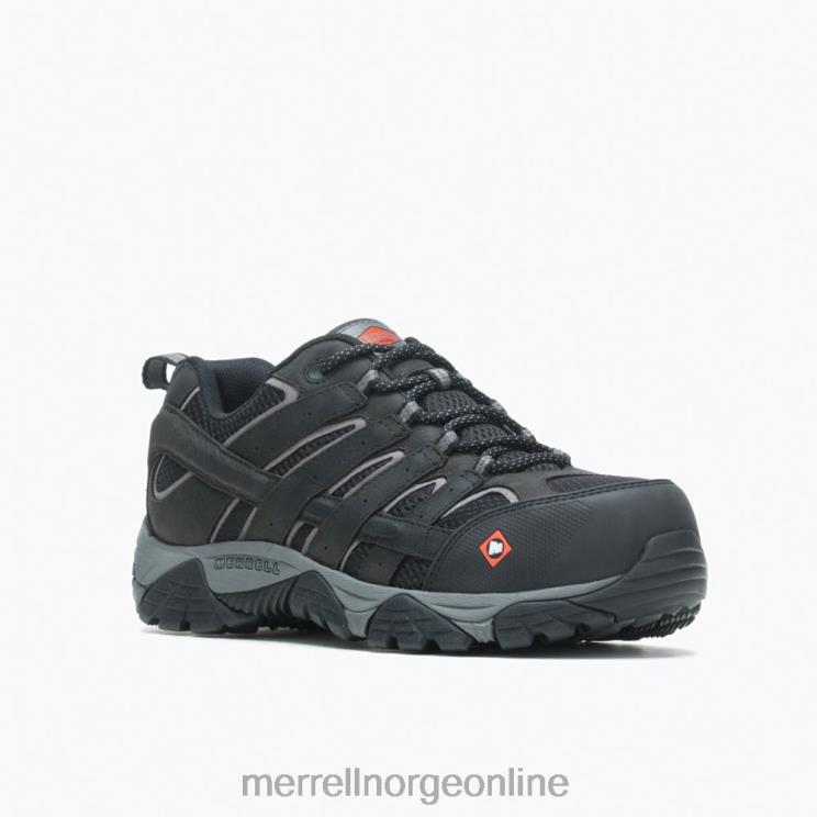 Merrell menn 004LV371 moab vertex vent comp toe arbeidssko (j36461) sko svart