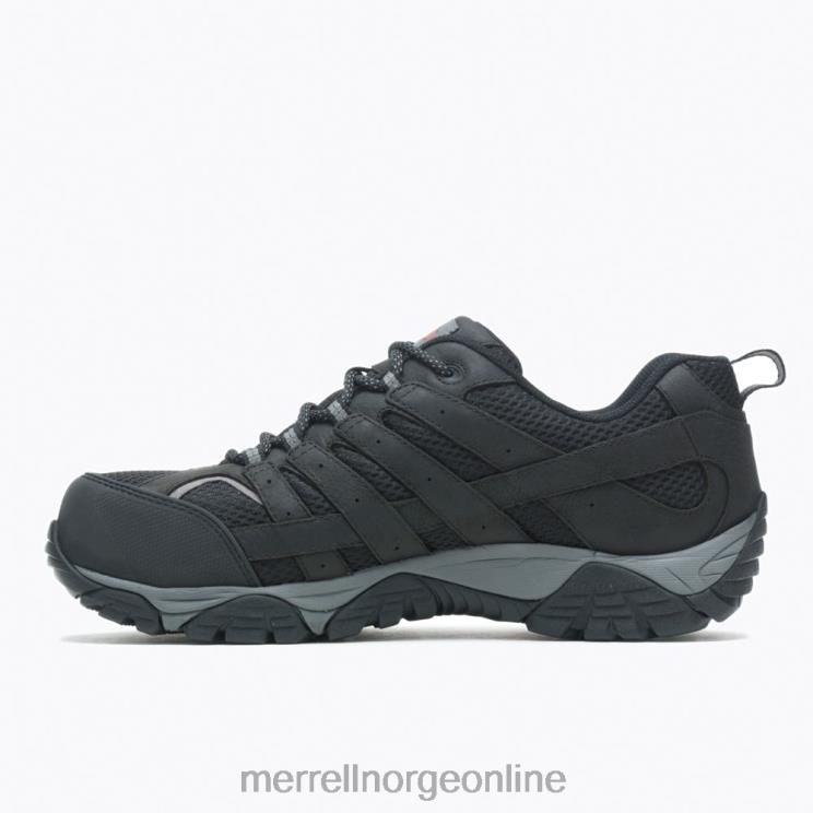 Merrell menn 004LV371 moab vertex vent comp toe arbeidssko (j36461) sko svart