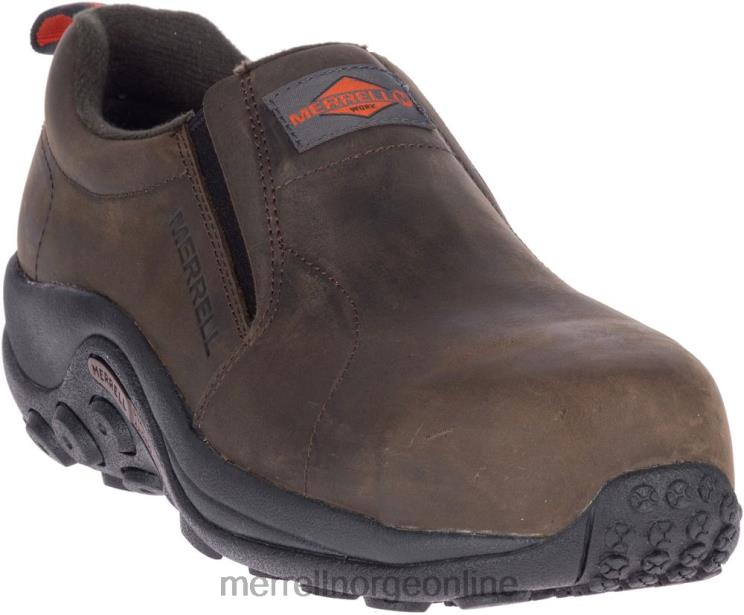 Merrell menn 004LV487 jungle moc leather comp toe arbeidssko bred bredde (j099319w) sko espresso