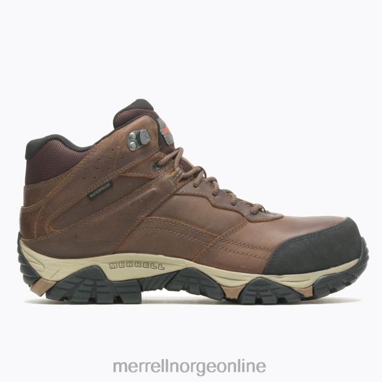 Merrell menn 004LV494 moab adventure mid vanntett karbonfiber bred bredde (j004633w) sko fløtekaramell