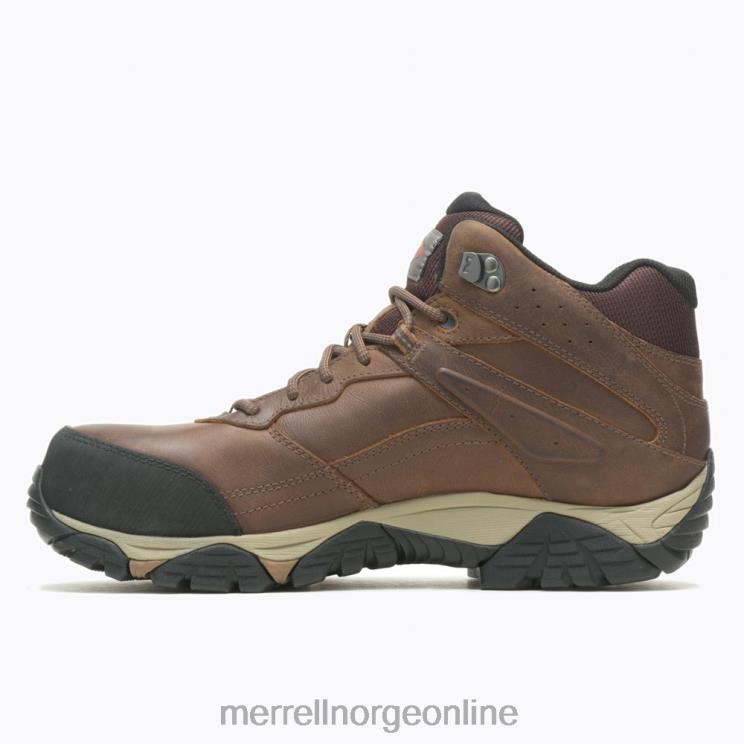 Merrell menn 004LV494 moab adventure mid vanntett karbonfiber bred bredde (j004633w) sko fløtekaramell