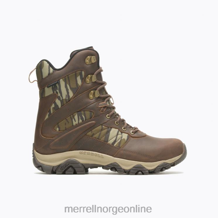 Merrell menn 004LV636 moab 2 tømmer 8\'\' vanntett (j004647) sko karameller/eik