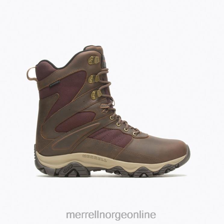 Merrell menn 004LV658 moab 2 tømmer 8\'\' termo vanntett (j004645) sko fløtekaramell