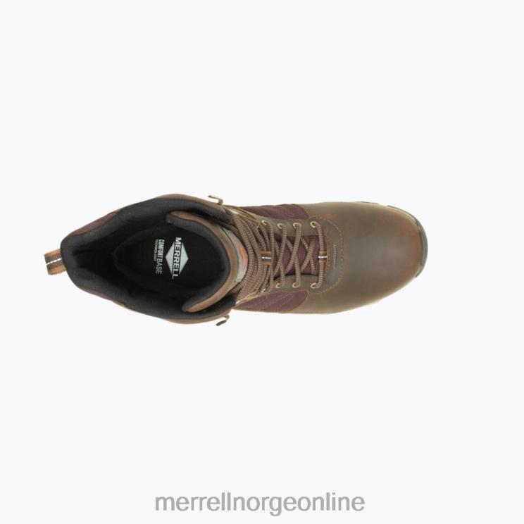 Merrell menn 004LV658 moab 2 tømmer 8\'\' termo vanntett (j004645) sko fløtekaramell