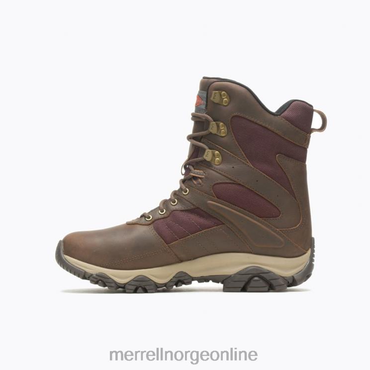 Merrell menn 004LV658 moab 2 tømmer 8\'\' termo vanntett (j004645) sko fløtekaramell