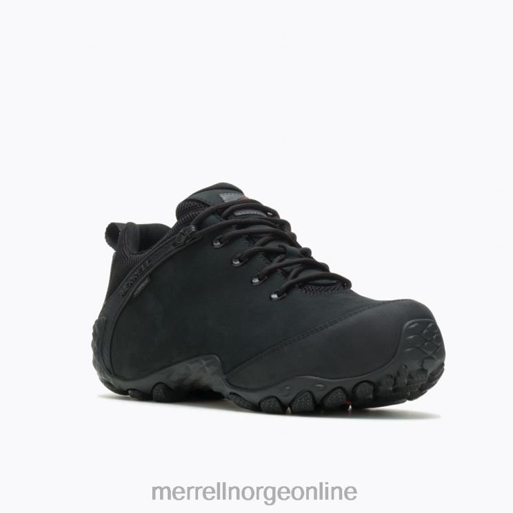 Merrell menn 004LV659 kameleon flux skinn vanntett karbonfiber (j003899) sko svart