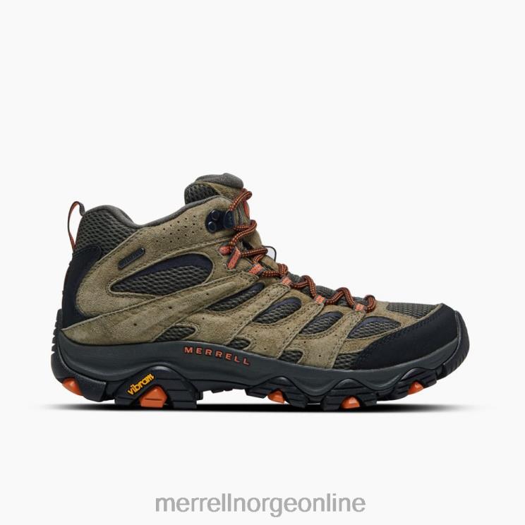 Merrell menn 004LV127 moab 3 mid vanntett (j035841) sko oliven