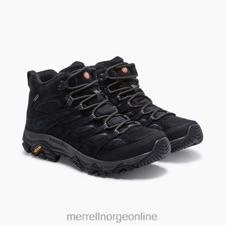 Merrell menn 004LV129 moab 3 mid vanntett (j035835) sko svart
