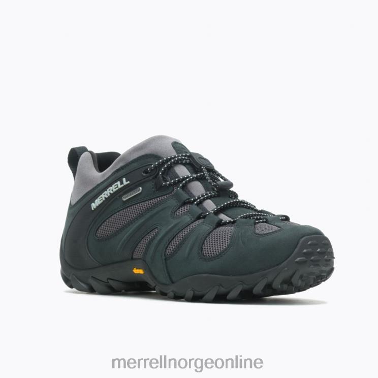 Merrell menn 004LV182 chameleon 8 stretch vanntett (j034177) sko svart/grå