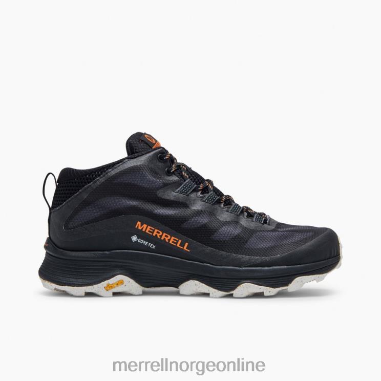 Merrell menn 004LV189 moab speed mid gore-tex (j135409) sko svart