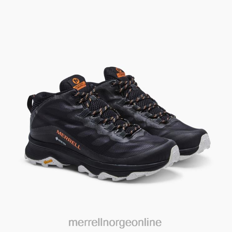 Merrell menn 004LV189 moab speed mid gore-tex (j135409) sko svart