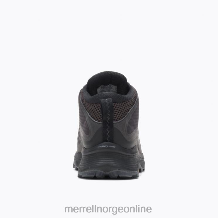 Merrell menn 004LV190 moab speed mid gore-tex (j067075) sko svart/asfalt