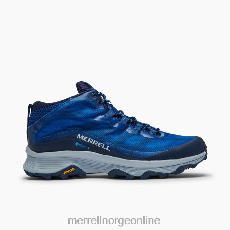 Merrell menn 004LV193 moab speed mid gore-tex (j135413) sko marinen