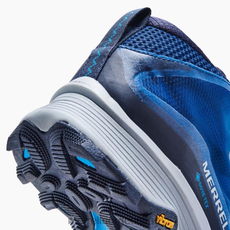 Merrell menn 004LV193 moab speed mid gore-tex (j135413) sko marinen