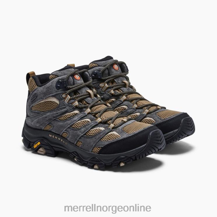Merrell menn 004LV217 moab 3 mid vanntett bred bredde (j036269w) sko butternut/beluga