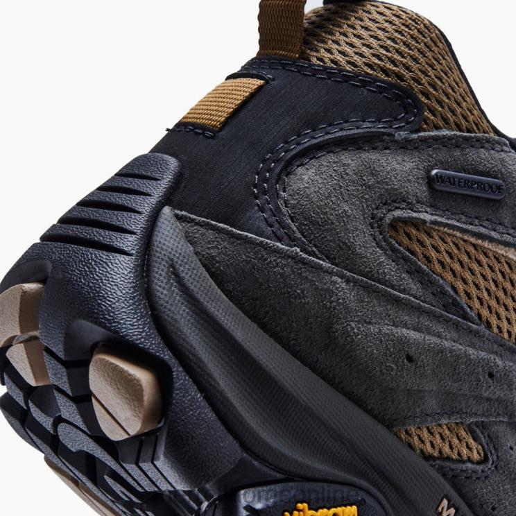 Merrell menn 004LV217 moab 3 mid vanntett bred bredde (j036269w) sko butternut/beluga