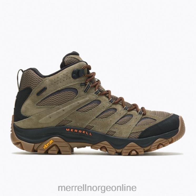 Merrell menn 004LV218 moab 3 mid vanntett bred bredde (j036549w) sko oliven/gummi