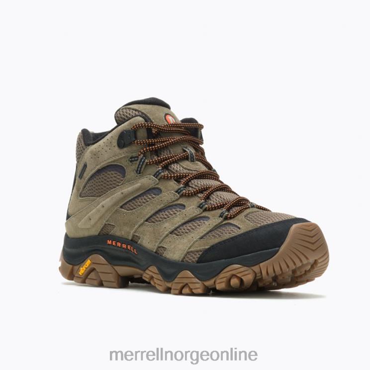 Merrell menn 004LV218 moab 3 mid vanntett bred bredde (j036549w) sko oliven/gummi