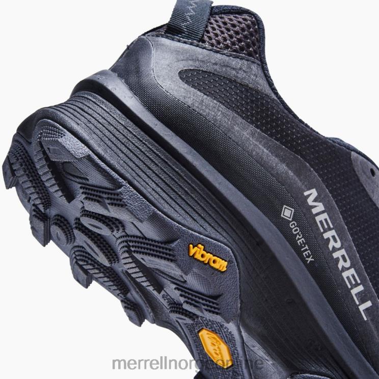 Merrell menn 004LV23 moab speed gore-tex (j067083) sko svart/asfalt