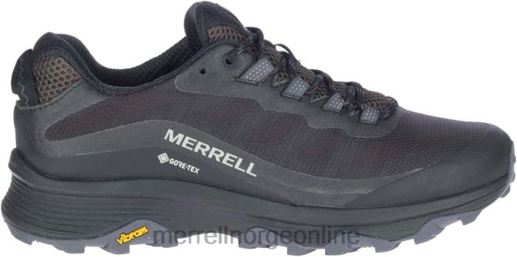 Merrell menn 004LV23 moab speed gore-tex (j067083) sko svart/asfalt
