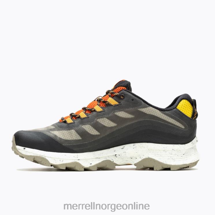 Merrell menn 004LV24 moab speed gore-tex (j067457) sko svart/multi