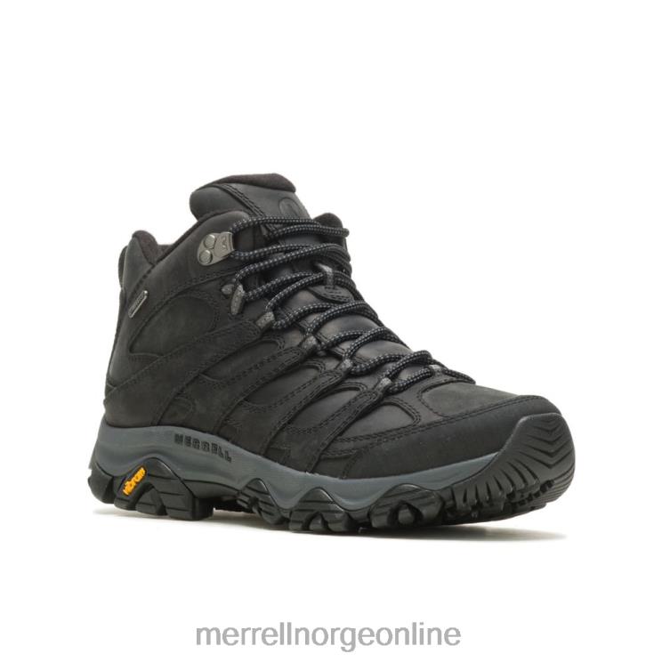 Merrell menn 004LV351 moab 3 prime mid vanntett (j035761) sko svart