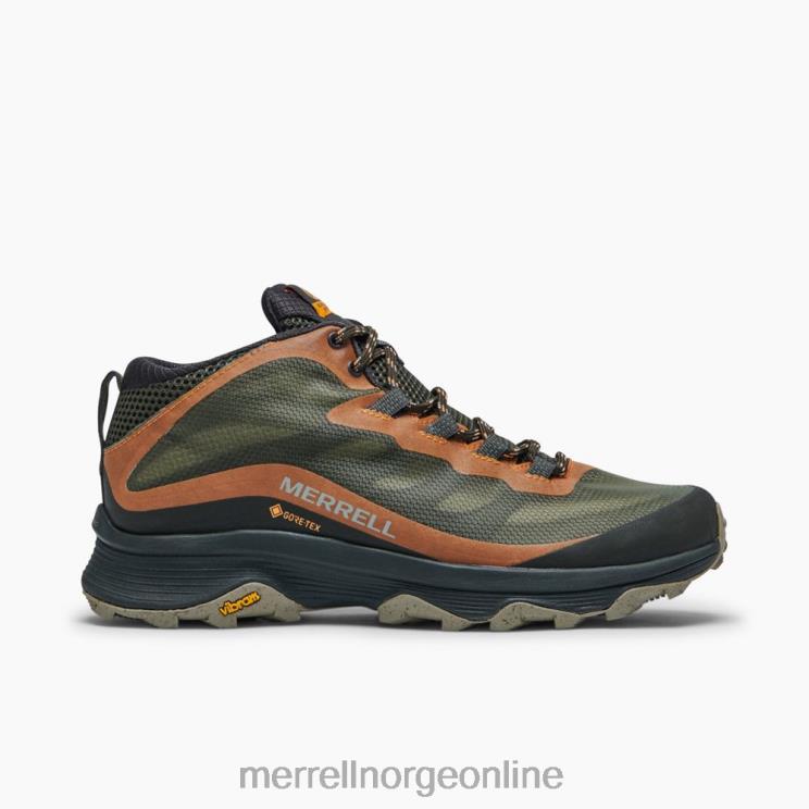Merrell menn 004LV354 moab hastighet mid gore-tex bred bredde (j135411w) sko lav