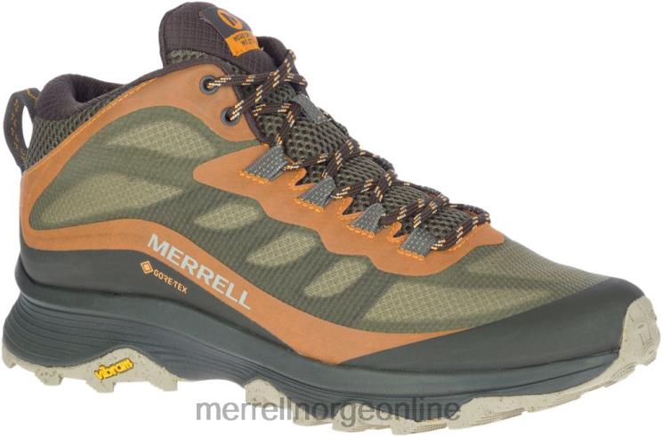 Merrell menn 004LV354 moab hastighet mid gore-tex bred bredde (j135411w) sko lav