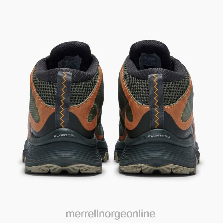 Merrell menn 004LV354 moab hastighet mid gore-tex bred bredde (j135411w) sko lav