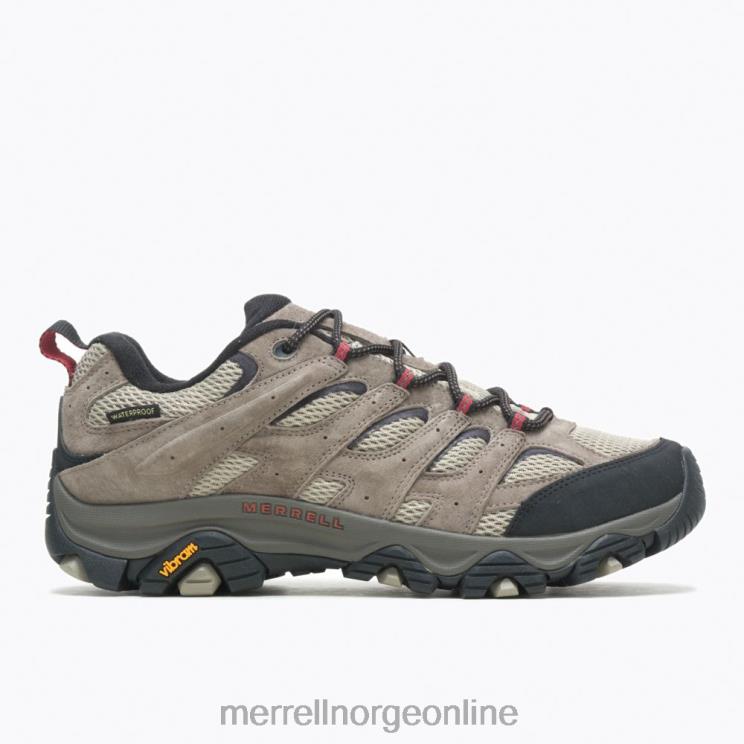 Merrell menn 004LV368 moab 3 vanntett bred bredde (j035851w) sko mørkebrun