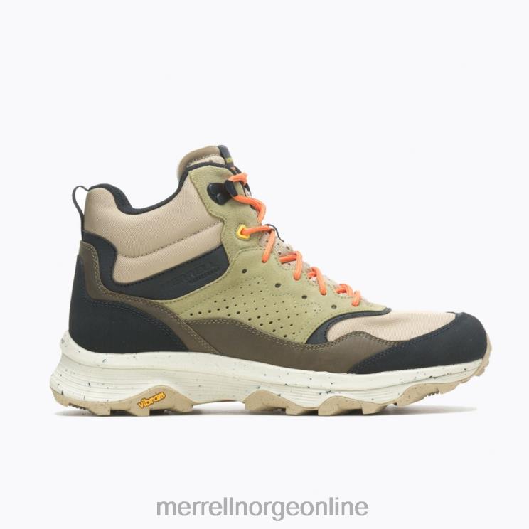 Merrell menn 004LV36 speed solo mid vanntett (j004535) sko leire/oliven