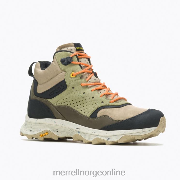Merrell menn 004LV36 speed solo mid vanntett (j004535) sko leire/oliven