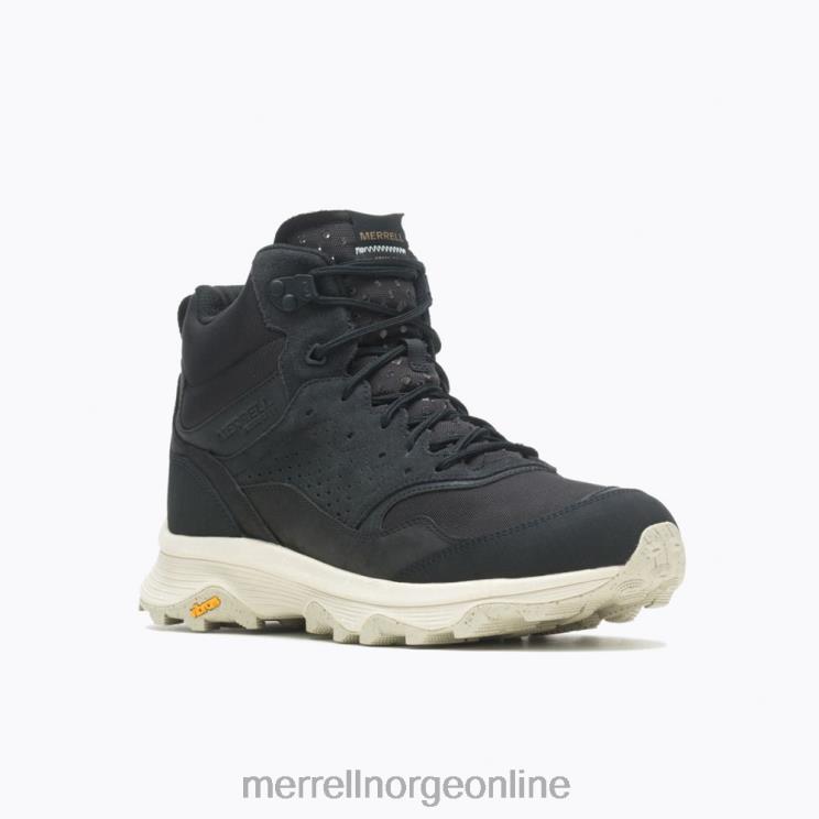 Merrell menn 004LV37 speed solo mid vanntett (j004531) sko svart