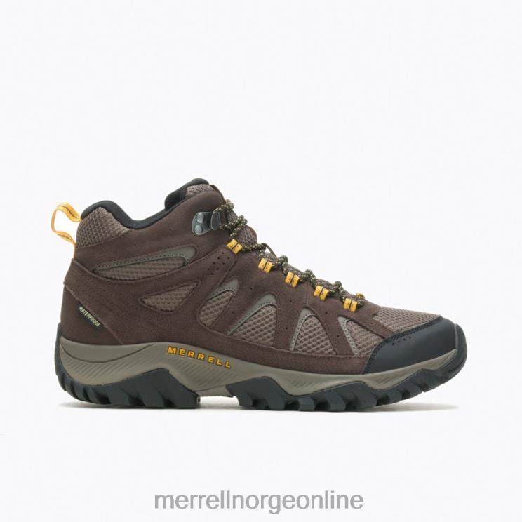 Merrell menn 004LV604 oakcreek mid vanntett bred bredde (j036401w) sko espresso