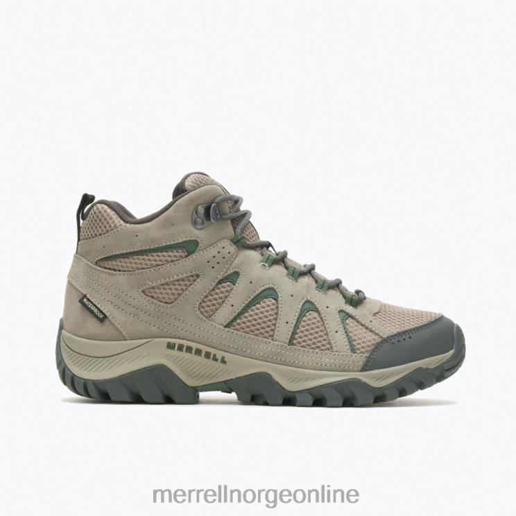 Merrell menn 004LV605 oakcreek mid vanntett bred bredde (j035921w) sko steinblokk