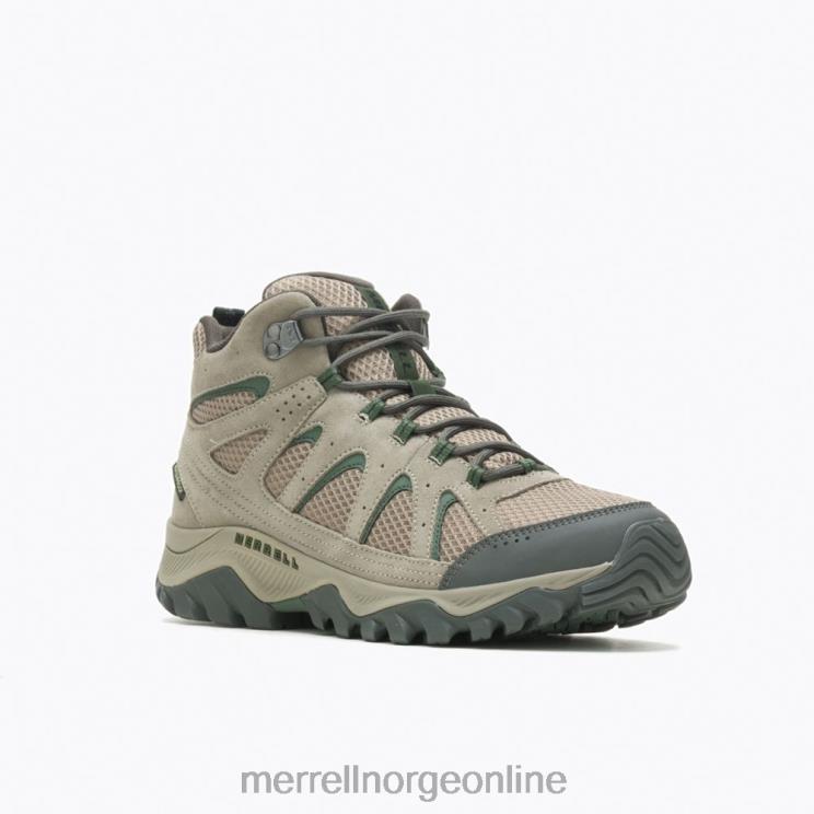 Merrell menn 004LV605 oakcreek mid vanntett bred bredde (j035921w) sko steinblokk