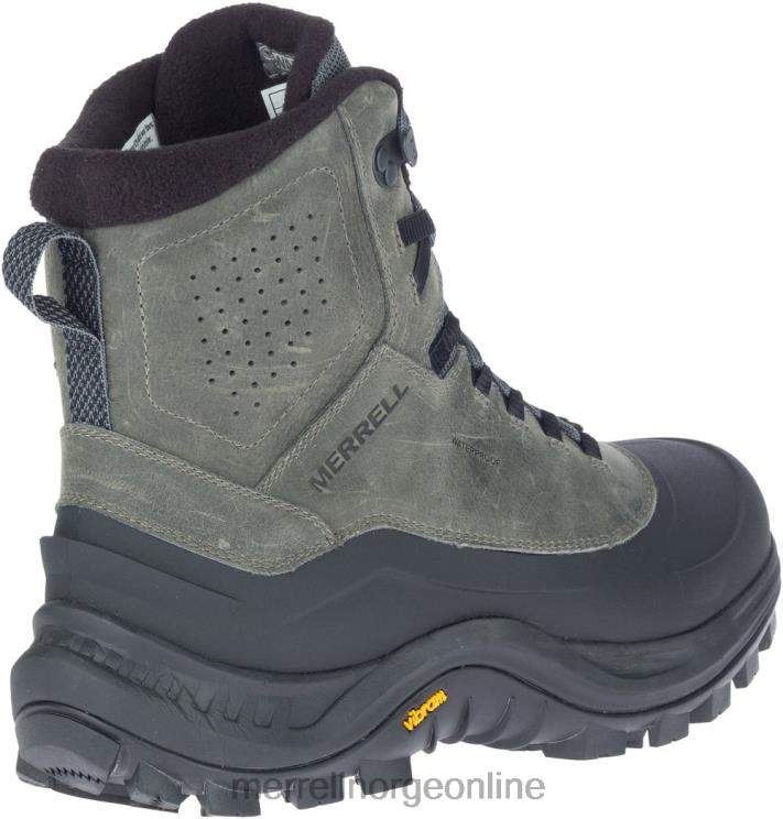 Merrell menn 004LV707 thermo overlook 2 mid vanntett (j035289) sko grå