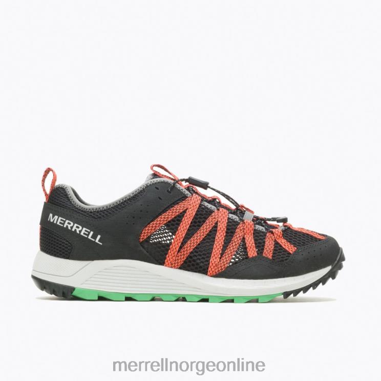 Merrell menn 004LV698 wildwood aerosport (j067675) sko svart/mandarin