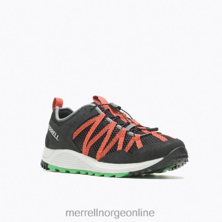 Merrell menn 004LV698 wildwood aerosport (j067675) sko svart/mandarin