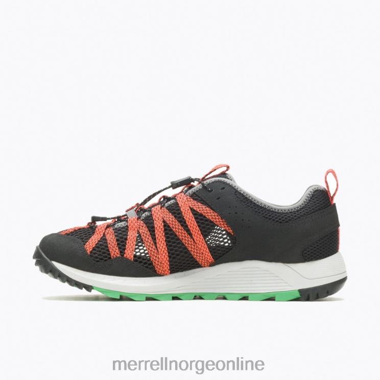 Merrell menn 004LV698 wildwood aerosport (j067675) sko svart/mandarin