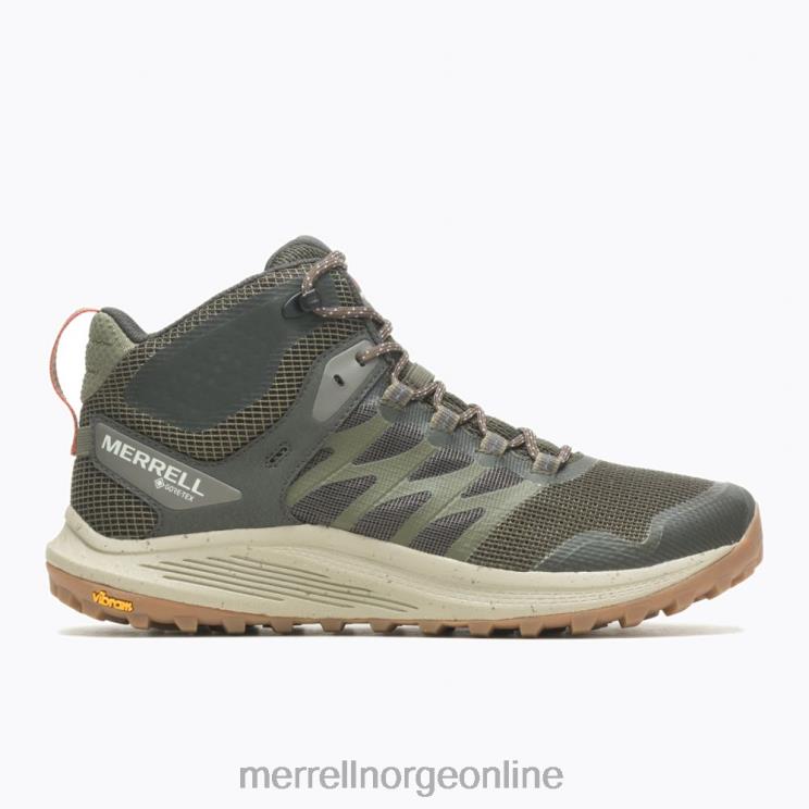 Merrell menn 004LV40 nova 3 mid gore-tex (j067617) sko oliven