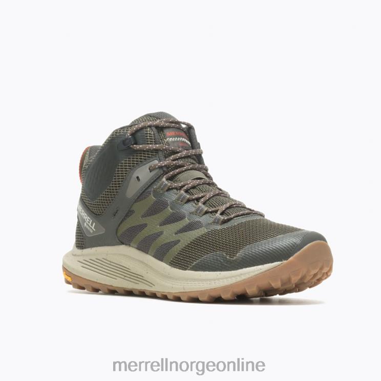Merrell menn 004LV40 nova 3 mid gore-tex (j067617) sko oliven