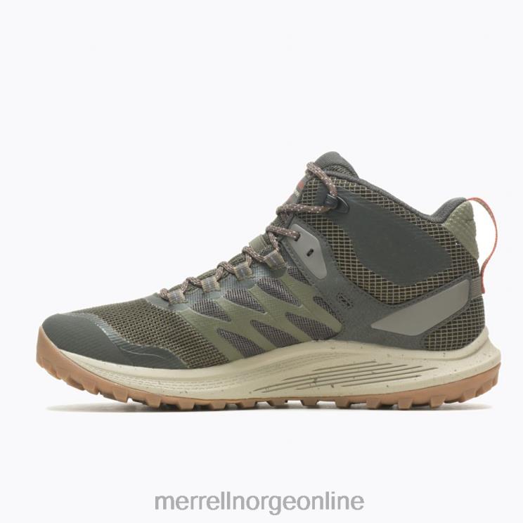 Merrell menn 004LV40 nova 3 mid gore-tex (j067617) sko oliven